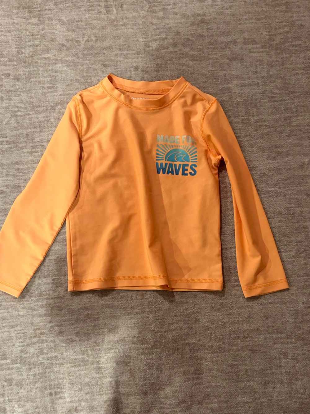 Oshkosh Orange Kids Long Sleeve Rash Guard